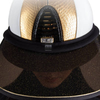 Riding Helmet Visor with Mesh Panel Adjustable Equestrian Helmet Visor Lightweight for Stable Work