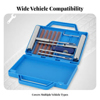 Emergency Use Flat Tire Repair Kit Portable Tubeless Tire Repair Kit Universal Fit for Beginners, Road Trip