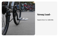 2 Pieces Foldable Bike Foot Pegs High Strength Foldable Cycle Footrest Folding Rear Bike Pedals Sturdy Duty Passenger Foot Pegs