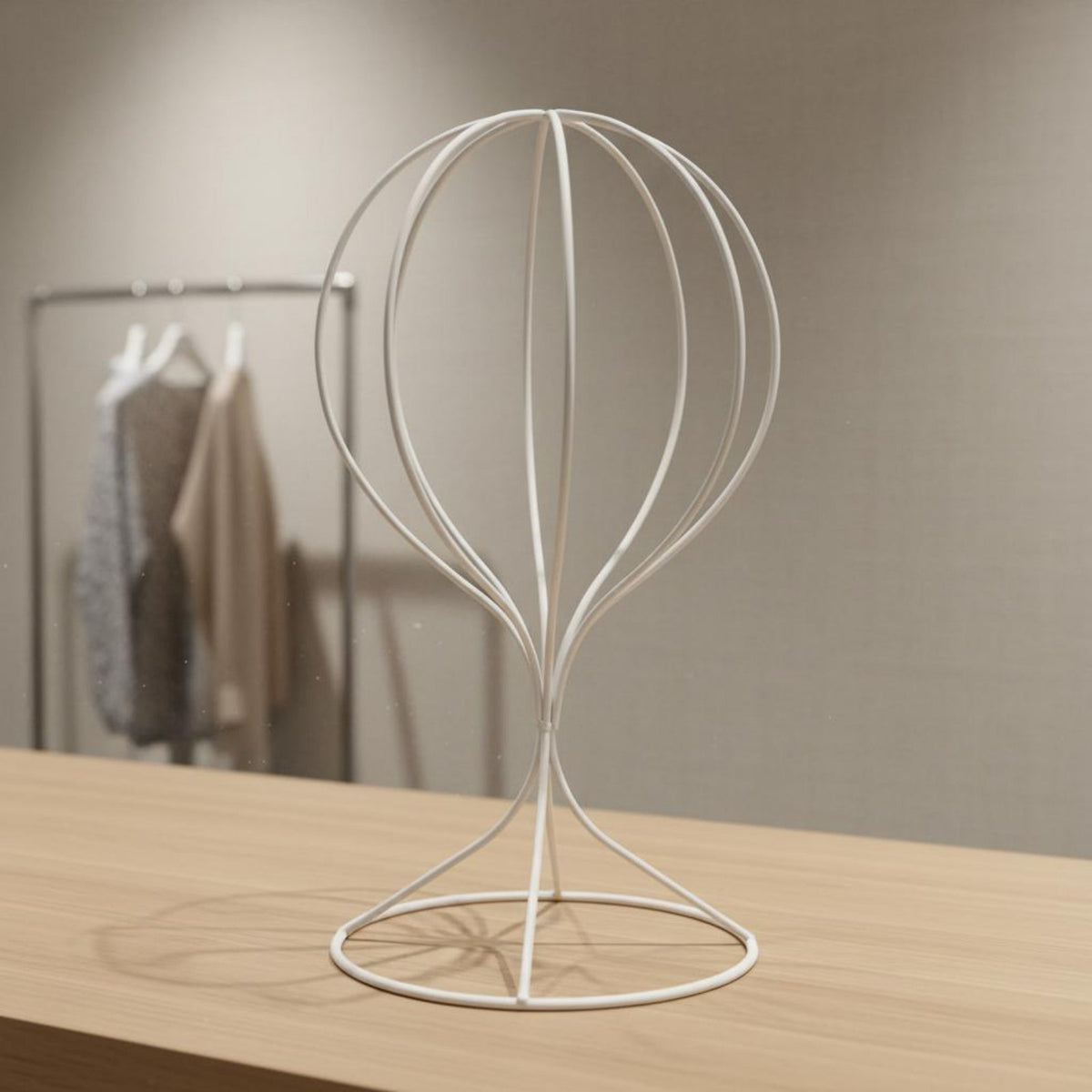 Freestanding Design Tabletop Hat Display Stable and Long-Lasting Tabletop Hat Stand Balanced Base for Retailers, Trade Shows, Closet