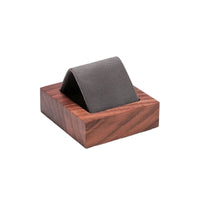 Jewelry Display Stand with Wood Base Velvet Jewelry Display Stand Countertop Multi-Functional for Boutiques, Dressing Tables