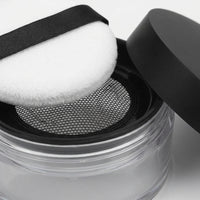 Talcum Powder and Dusting Powder Case for Women Girls, Refillable Makeup Pot with Net Sifter, Portable Loose Powder Container, Flocking Puff