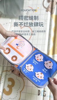 Cloth Book for Toddlers with Interactive Elements