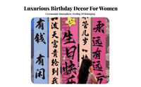 Photo Background Vertical Celebration Scroll Creates Festive Atmosphere Birthday Banner Celebratory Design Party Backdrop Easy to Install for Adults, Teenagers, Families, Home, Living Room