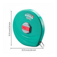 Drop Resistant Fiberglass Tape Measure Double Sided Scale Exposed Reel Tape Measure Waterproof Fast Retraction for Contractors, Landscaping