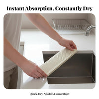 Absorbent Faucet Mat Quick Drying Porous Structure Reduces Mess for Kitchens