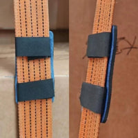 Shielding Cargo Strap Pad Neoprene-Like Strapping Pad Rounded Corners Cam Buckle Straps Blue