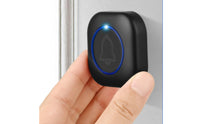 36 Chimes Wireless Entry Notification Long Range 300m Elderly Call Button 4 Volume Levels Notification System Compact Size for Hearing Impaired, Apartment