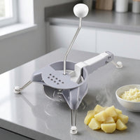 Countertop Rotary Vegetable Cutter Detachable Manual Kitchen Cutter Sturdy Premium for Salad Preparation