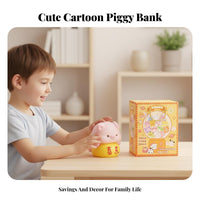Cute Pig Savings Bank Great Gift Idea Pig Bank Large Capacity Room Decoration for Girls, Adults, Desktop