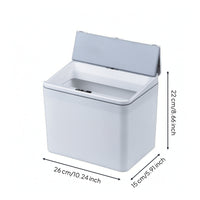 Desktop Bin Compact Desktop Storage Bin Sleek Touchless Trash Can for Office Workers, Nightstand