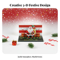 Christmas Paper Sculpture Note Block Creative Gift Santa Tear-off Calendar Multi-Functional Dimensional Design Memo Pad