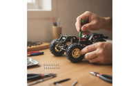 4 Pieces RC Wheel and Tire Assemblies Wheel and Tire Set Heavy-Duty for Trail Riding