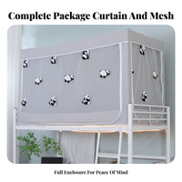Bunk Bed Tent Integrated mesh Enclosed Top Bunk Tent Thickened Fabric