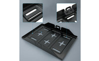 Sturdy Battery Tray with Clamp Long-Lasting Battery Tray with Hold down Clamp Anti-Vibration Hardware Corrosion-Resistant for DIY Mechanics