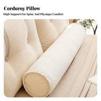 Cylindrical Hugging Pillow Removable and Cleanable Cover Long Lateral Sleeper Pillow Bed Spine Rest Support Pillow Breathable