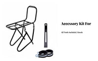 Mountain Bike Front Rack Steel Construction Front Bike Frame Luggage Rack Cycling Equipment Sturdy Duty Easy to Install