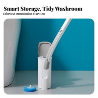 Toilet Brush Set Hygienic Toilet Brush Extended Long Handle Washroom Accessory