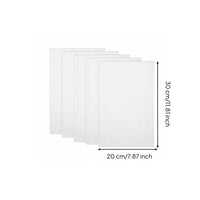 30 Pieces Easy to Cut Plastic Canvas Sheet Flexible Cross Stitch Plastic Grid Long-Lasting Embroidery Mesh Board for Crafters