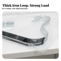 Loop Hat Hanger Sturdy Metal Construction Hanging Hat Organizer for Wardrobe