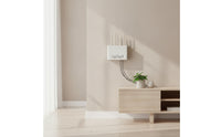 Ventilated Router Storage Box Space-Saving Router Shelf with Antenna Slots Functional Network Device Holder Cable Management for Living Room