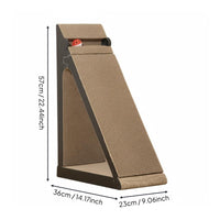 Cat Scratcher Triangle Cat Scratching Ramp Less Shedding Pet Supplies for Cats, Kittens, Indoor