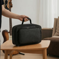 Effects Processor Bag Lightweight Guitar Effects Case Pedalboard Bag Compact Zippered for Guitarists, Gigs, Rehearsals