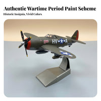 1;72 P-47 Fighter Model  Diecastl U.star Symbol Insignia Wartime airplane Model Fighter Plane Detailed Reproduction