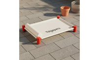 Moisture-Proof Elevated Dog Bed Removable and Washable Raised Pet Cot Easy to Clean Dog Camping Bed Scratch-Resistant for Outdoor