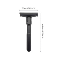 Manual Double Edge Safety Razor Smooth Safety Razor with Blades Reusable Shaving Set Eco-Friendly for Men, Travel