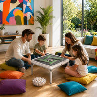 Low-Noise Automatic Mahjong Table Rounded Corners Ultra-Thin Mahjong Table Low-Noise Operation Recreation Furniture