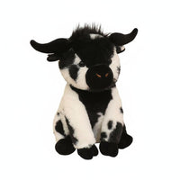 Sitting Cow Stuffed Gift Idea Cow Toy Materials Calf Stuffed Animal for Rest Time