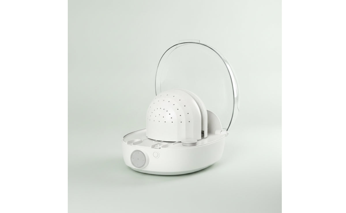 Versatile Electric Steam Maintain | Perforated Shaping Chamber, Adjustable Temperature Control, Steam Cleaning Machine with Dome Cover, for Laundry Room