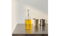 Syrup Bottle with Pump Portionmeasured Syrup Dispenser with Pump Clear for Baristas, Kitchen