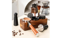 Coffee Tool Organizer Multi-Slot Coffee Tool Holder Wooden for Baristas