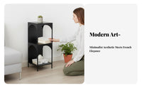 5-Tier Corner Shelf Space-Saving Design shelving unit adaptable Use Sturdy Construction for Living Room, Bedroom, Kitchen