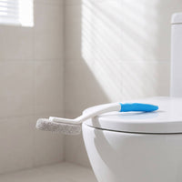 Pumice Stone with Handle Curved Toilet Bowl Cleaner with Handle Natural