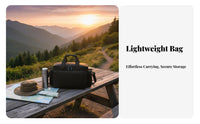 Padded Crossbody Camera Bag Long-Lasting Construction Padded Camera Bag Multi-Pocket Design Multiple Pockets for Travelers