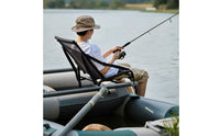 Foldable Folding Paddle Board Seat Mesh Paddleboard Seat Aluminum Chair Lightweight for Paddlers, Kayakers, Anglers, Paddleboarding, Kayaking, Fishing