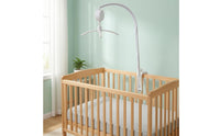 Clamp Base Baby Crib Mobile Stand ABS Plastic Melody Box Hanger Stand White for Babies