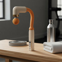 U-Shaped Massage Button Controls Handheld Fascia Massager Curved Massage USB-C Charging Deep Tissue Massager Cordless