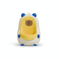 Open-Front Bear-Shaped Wall Urinal Hook Toddler Training Urinal Plastic Standing Pee Coach Easy to Clean for Toddlers