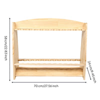Freestanding Billiard Cue Rack Organizer Space-Saving Furniture Sturdy for Game Rooms