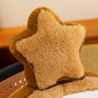 Butter Sandwich Cat Plush Pillow, Soft Toy, Couch Cushion, Back Support