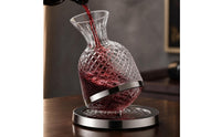 Waterfall Vino Decanter Quick Aeration Vino Aerator Glacial Summit Decanter Easy To Clean Aerating Pourer Hand Blown