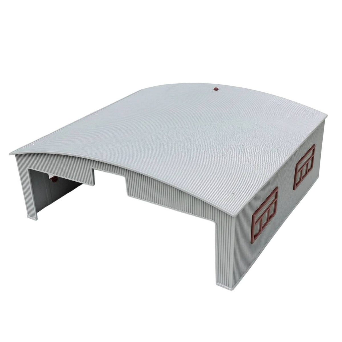 Illuminated Model Aircraft Hangar Tabletop Hangar with Light Compact for Hobbyists, Collectors