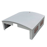 Illuminated Model Aircraft Hangar Tabletop Hangar with Light Compact for Hobbyists, Collectors