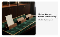 Walnut Wood Jewelry Display Rustic Design Wooden Jewelry Display Riser Wooden Band Holder Minimalist Design for Vendors