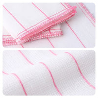 Microfibre Cloth Low Lint for Dishes and Countertops, Quick Dry Microfibre Cloth, High Absorbency Tea Towels with Sewn Edges, White Plain Weave