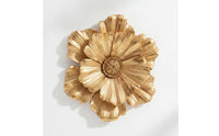 Floral Wall Art Decor Carved Floral Wall Decoration Easy to Hang Resin Flower Decor for Entryway
